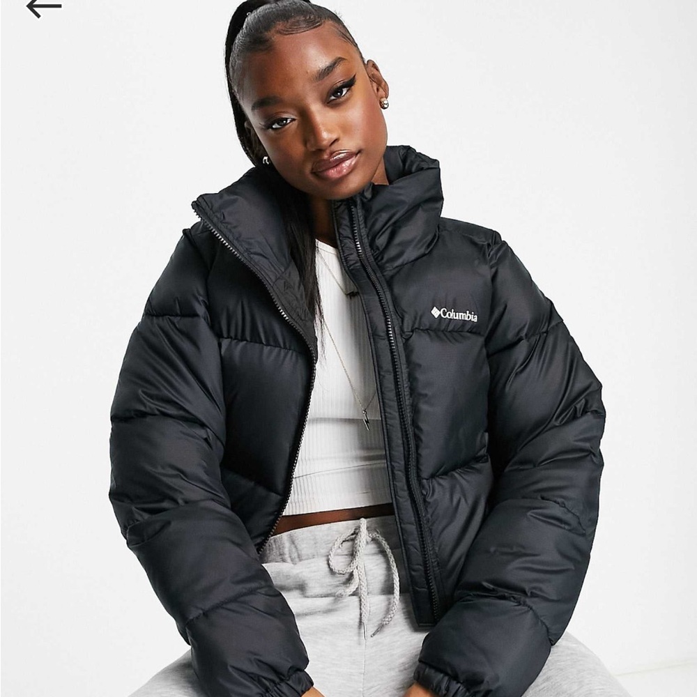 Columbia Puffect cropped jacket in black Exclusive at
ASOS